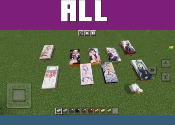 All Variants from Hentai Texture Pack for Minecraft PE