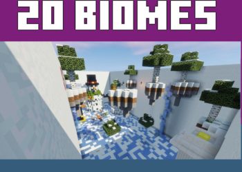 20 Biomes Parkour from Maps for Minecraft Java 1.21