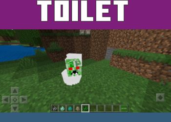 Creeper from Skibidi Toilet Texture Pack for Minecraft PE