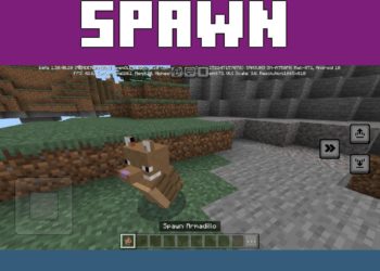 Spawn Armadillo from Minecraft Live Mod for Minecraft PE