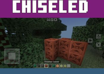 Chiseled Copper from New Update 1.21 Mod for Minecraft PE