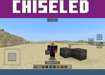 Chiseled Tuff from Trial Spawner Mod for Minecraft PE