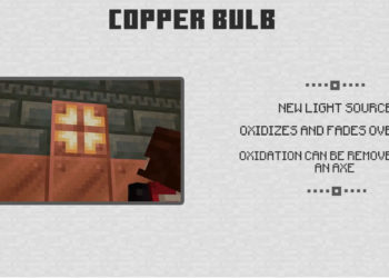 Copper Bulb for Minecraft PE 1.20-1.21