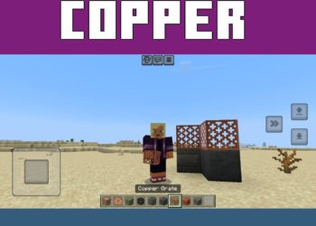 Copper Grate from Trial Spawner Mod for Minecraft PE