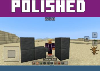 Polished Tuff from Trial Spawner Mod for Minecraft PE