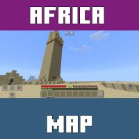 Africa Map for Minecraft PE