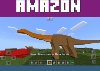 Amazonsaurus from Brazil Mod for Minecraft PE