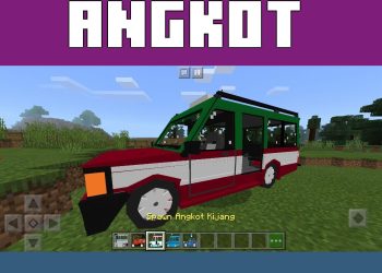 Angkot Kijang from Indonesia Mod for Minecraft PE