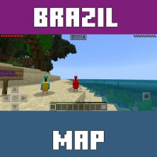 Brazil Map for Minecraft PE