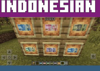 Indonesian Money from Indonesia Mod for Minecraft PE