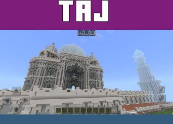 Taj Mahal from India Map for Minecraft PE