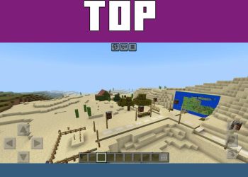 Top View from Indonesia Map for Minecraft PE