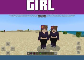 Girl from Jenny 2 Mod for Minecraft PE