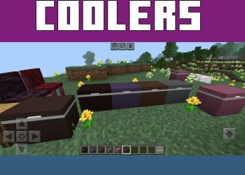 Coolers from Mr CrayFish Furniture Mod for Minecraft PE