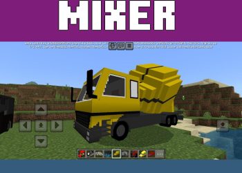 Mixer from Simple Vehicles Mod for Minecraft PE