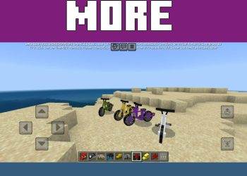 More Bikes from Simple Vehicles Mod for Minecraft PE