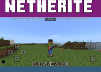 Netherite Katana from Katana Mod for Minecraft PE