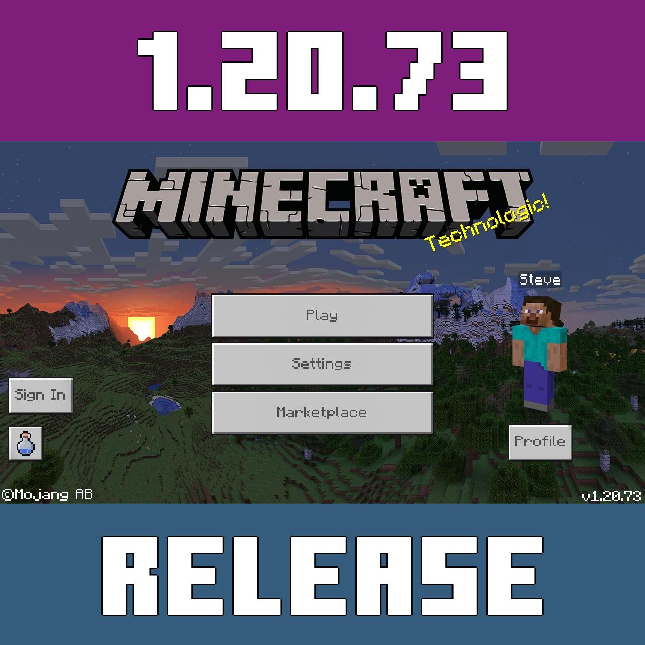 Download Minecraft 1.20.73 for Android Free: Minecraft PE 1.20.73