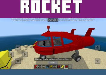 Rocket Viking from Simple Vehicles Mod for Minecraft PE