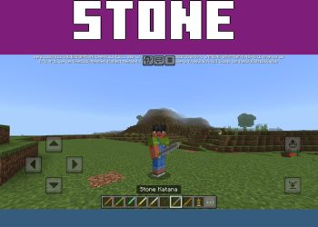 Stone Katana from Katana Mod for Minecraft PE