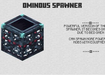 Ominous Spawner from Minecraft PE 1.21