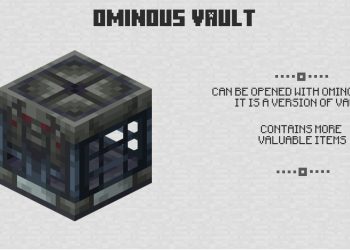 Ominous Vault from Minecraft PE 1.21