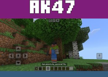 AK47 from Gun 2 Mod for Minecraft PE