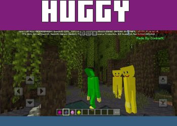 Huggy Buddies from Huggy Wuggy 2 Mod for Minecraft PE