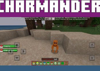Charmader from Pokemon 2 Mod for Minecraft PE