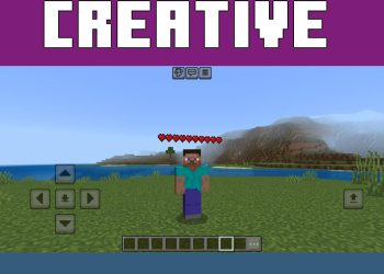 Creative from Player Health Indicator Texture Pack for Minecraft PE
