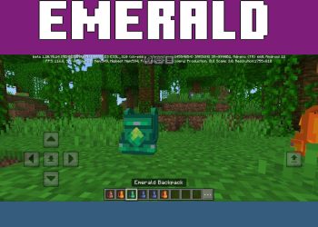 Emerald from Multi Backpack Mod for Minecraft PE