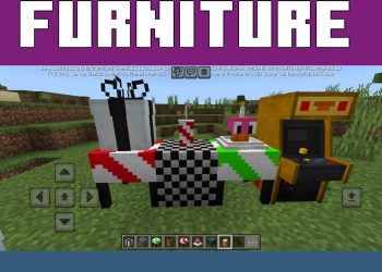 Furniture from FNAF 2 Mod for Minecraft PE
