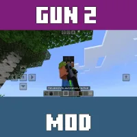 Gun 2 Mod for Minecraft PE