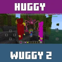Huggy Wuggy 2 Mod for Minecraft PE