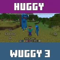 Huggy Wuggy 3 Mod for Minecraft PE