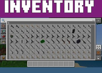 Inventory from Gun 2 Mod for Minecraft PE