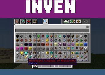 Inventory from Herobrine 2 Mod for Minecraft PE