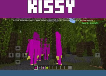 Kissy Missy from Huggy Wuggy 2 Mod for Minecraft PE