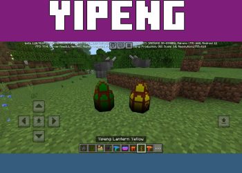 Yipeng Lantern from Thai Festival Mod for Minecraft PE