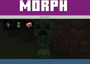 Menu from Morph 2 Mod for Minecraft PE