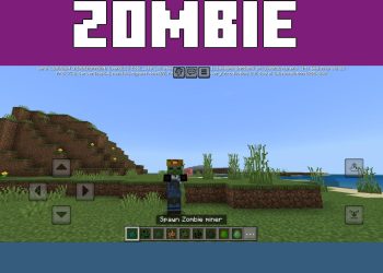 Miner from More Types of Zombies Mod for Minecraft PE