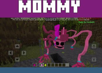 Mommy Long Legs from Huggy Wuggy 2 Mod for Minecraft PE