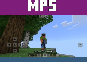 MP5 from Gun 2 Mod for Minecraft PE