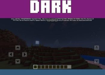 Sark Night from Solar Shader for Minecraft PE