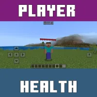 Player Health Indicator Texture Pack for Minecraft PE