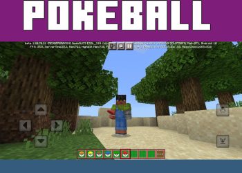 Pokeball from Pokemon 2 Mod for Minecraft PE