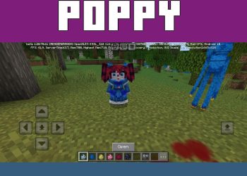 Poppy from Huggy Wuggy 3 Mod for Minecraft PE
