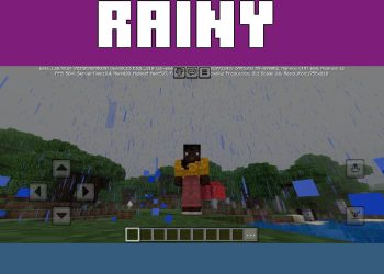 Rain from Dynamic Fog Mod for Minecraft PE
