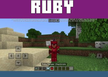 Ruby from Tinkers Legacy Armory Mod for Minecraft PE