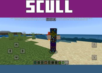 Sculk from More Types of Zombies Mod for Minecraft PE